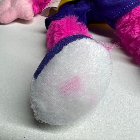 Monkey Joe's Plush Pink Soft Toy Stuffed Animal 10" - Picture 5 of 7